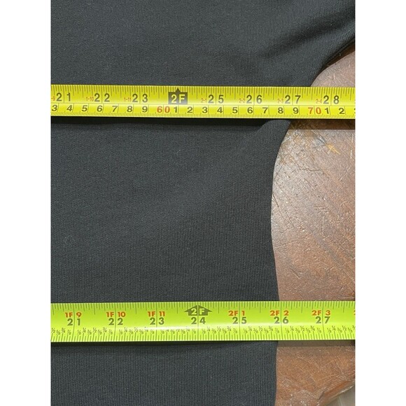 Frank & Eileen Anna Long Sleeve Capelet Top Triple Fleece M Black Minimalist - Picture 13 of 16